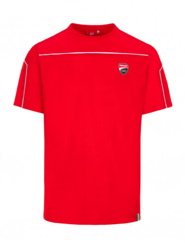 ★貨物輸送無料★Ducati Corse Official Red T-Shirt ドゥカティ 公式的 プルオーバー 赤いこと 半袖