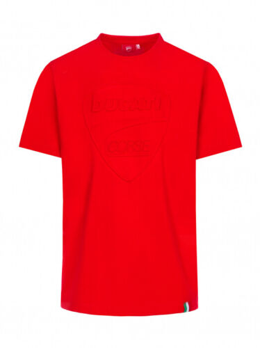 ★貨物輸送無料★Ducati Corse Official Tonal Red T-shirt ドゥカティ 公式的 プルオーバー 半袖 赤いこと