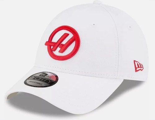 送料無料 Haas F1 Racing Team New Era Team Snapback Baseball Cap ハース キャップ 帽子 ホワイト|SUN RISE BEACH