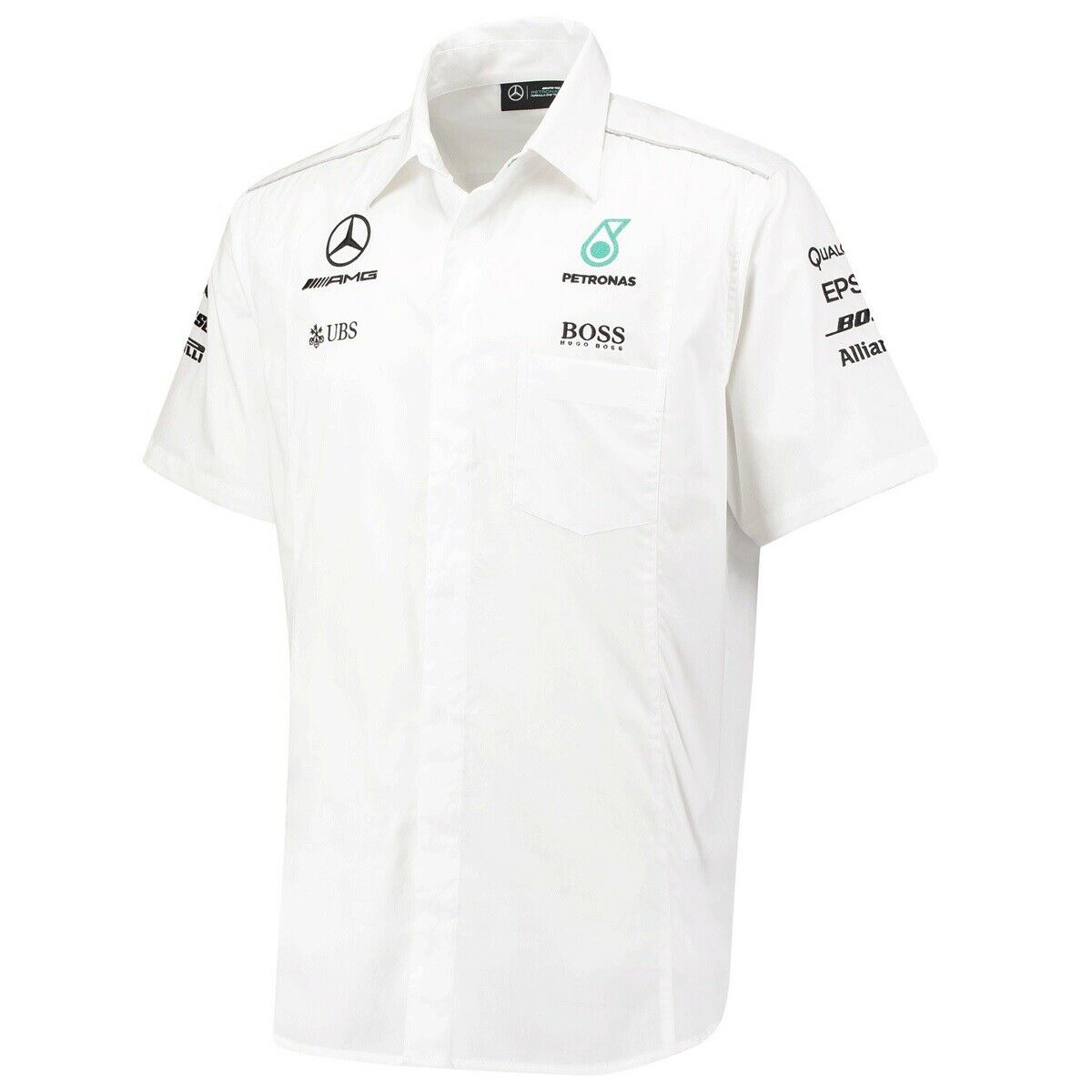 宅送] 送料無料 Mercedes-AMG EQ Team Polo Shirt ルイス ハミルトン