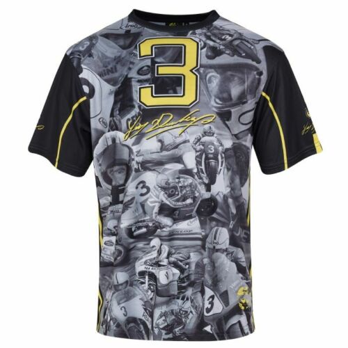 ★貨物輸送無料★Joey Dunlop All Over Print T-shirt マン島TTスピード競技 ダンロップ プルオーバー 半袖