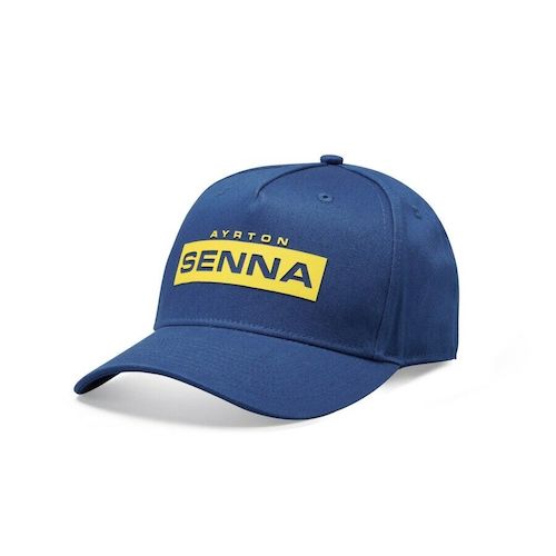 ★送料無料★AYRTON SENNA OFFICIAL Baseball Cap アイルトンセナ ロゴ キャップ 帽子 ブルー|SUN RISE BEACH