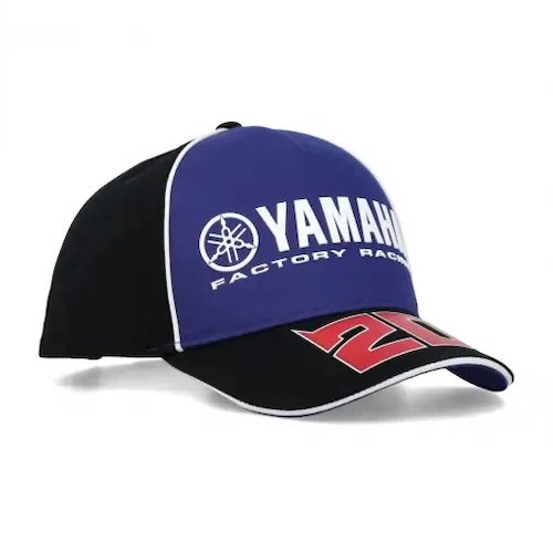 ★送料無料★FABIO QUARTARARO OFFICIAL Dual Yamaha Baseball Cap 20 ファビオ クアルタラロ オフィシャル キャップ 帽子 ブルー｜SUN RISE BEACH