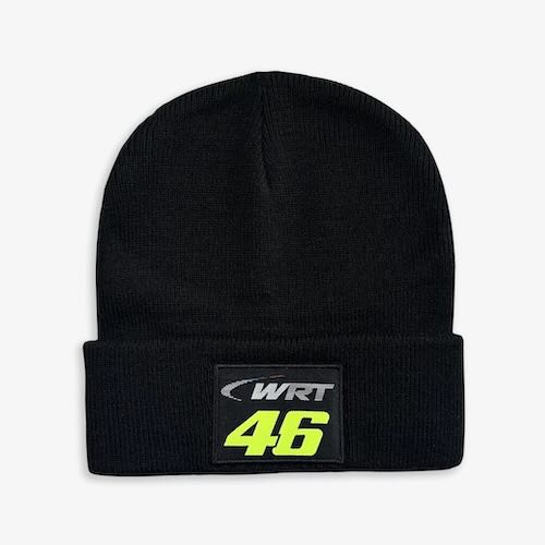 ★送料無料★Valentino Rossi VR46 WRT Black Beanie バレンティーノ ロッシ オフィシャル ビーニ ニット帽 ニットキャップ ブラック｜SUN RISE BEACH