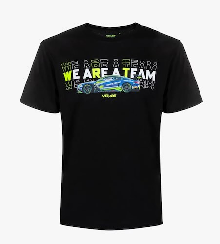 Valentino Rossi VR46 Monster Energy Racing WRT T-Shirt バレンティーノ ロッシ モンスター Tシャツ ブラック 半袖|SUN RISE BEACH