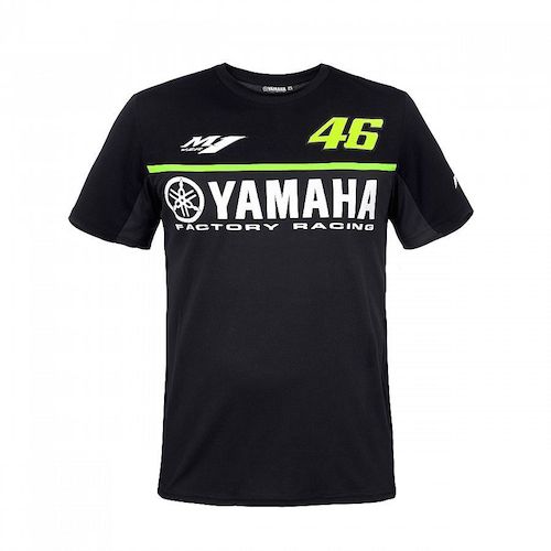 ★貨物輸送無料★Valentino Rossi VR46 Black Yamaha T-Shirt ヤマハ ロッシ プルオーバー