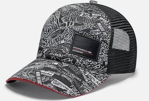 送料無料 Porsche Trucker Baseball Cap ポルシェ メッシュキャップ 帽子 ブラック｜SUN RISE BEACH