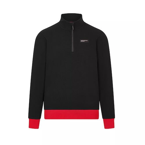 ★送料無料★Porsche Motorsport Quater Zip Sweatshirt Midlayer ポルシェ ハーフジップ スウェット 長袖