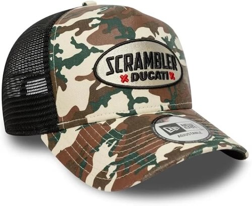 ★送料無料★Ducati Corse MotoGP Trucker Baseball Cap ドゥカティ メッシュキャップ 帽子 カモ柄 迷彩｜SUN RISE BEACH