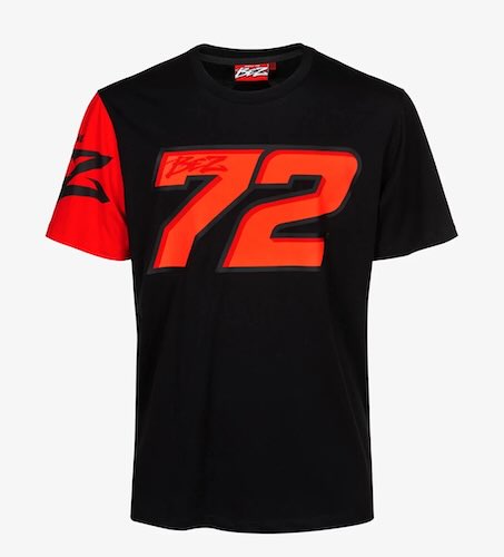 ★送料無料★Ducati Corse Racing MotoGP #72 Marco Bezzecchi T-Shirt ドゥカティ マルコ・ベッツェッキ Tシャツ 半袖 ブラック｜SUN RISE BEACH