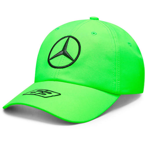 ★送料無料★Mercedes AMG F1 George Russell Baseball Cap ベンツ ジョージ・ラッセル キャップ 帽子 グリーン｜SUN RISE BEACH