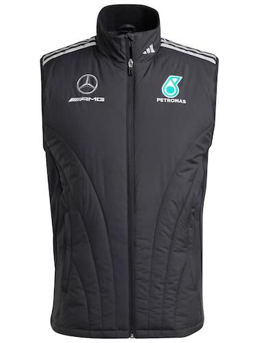 ★送料無料★Mercedes-AMG Official Team Gilet Petronas ベンツ オフィシャル ペトロナス ベスト 2025 ブラック|SUN RISE BEACH