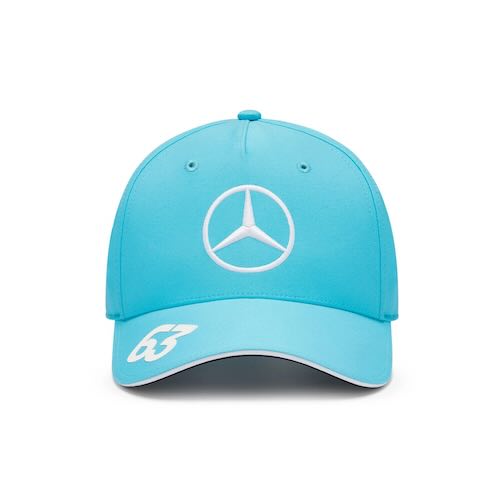 Mercedes AMG George Russell #63 Baseball Cap ベンツ ジョージ・ラッセル ベースボール キャップ 帽子 ブルー 2024|SUN RISE BEACH