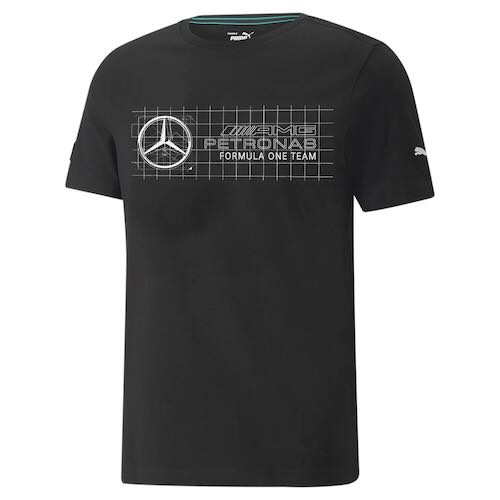 ★貨物輸送無料★Mercedes AMG Petronas T-shirt ベンツ ペトロナス ハミルトン プルオーバー 半袖 黒いこと