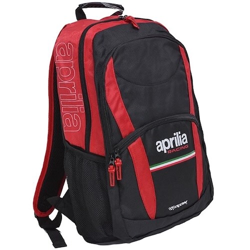 ★貨物輸送無料★Aprilia Racing Team Ixon Backpack アプリリア 背嚢 うしろ側容器に並べる 黒いこと