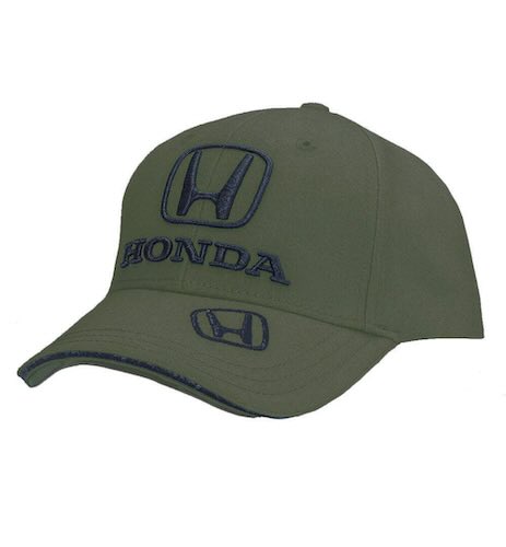 ★送料無料★Honda Army Green Classic Logo Cap ホンダ ベースボールキャップ 帽子 グリーン|SUN RISE BEACH