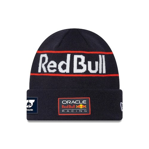 ★送料無料★Red Bull Racing 2025 Team Beanie Max Verstappen レッドブルー ニューエラ ニットキャップ ニット帽 ビーニー ネイビー マックス・フェルスタッペン|SUN RISE BEACH