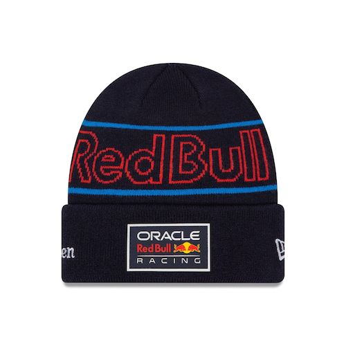 ★貨物輸送無料★Red Bull Racing F1 Cuff Beanie Max Verstappen 赤いこと青碧 編み物旗がしら 飴 編み物帽 かぶり笠 マックス・フェルスタッペン