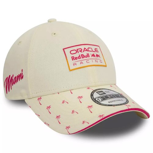 送料無料 Red Bull Special Edition Miami GP Baseball Cap レッドブルー マイアミ ベースボールキャップ 帽子 ベージュ|SUN RISE BEACH