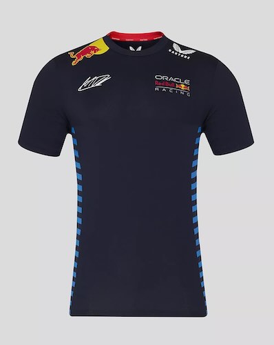 ★送料無料★Red Bull Racing Max Verstappen T-Shirt レッドブルー マックス・フェルスタッペン Tシャツ 半袖 ネイビー｜SUN RISE BEACH