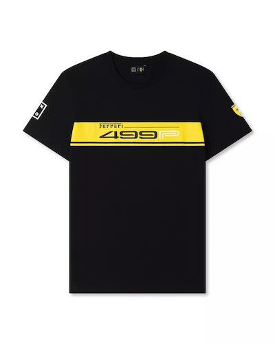 貨物輸送無料 Scuderia Ferrari WEC 499P T-shirt 2025 Le Mans フェラーリ プルオーバー 半袖 黒いこと