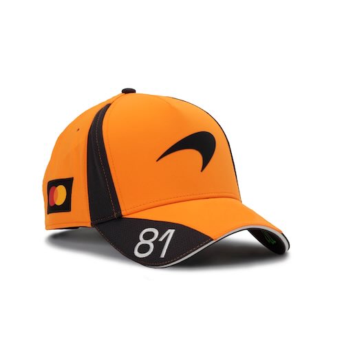 送料無料 McLaren Oscar Piastri Drivers Baseball Cap マクラーレン オスカーピアストリ ベースボールキャップ 帽子 オレンジ｜SUN RISE BEACH