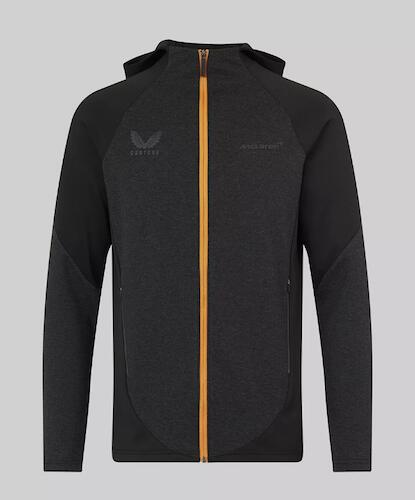 貨物輸送無料 McLaren Full Zip Hoody マクラーレン ジップアップ パーカー 黒いこと