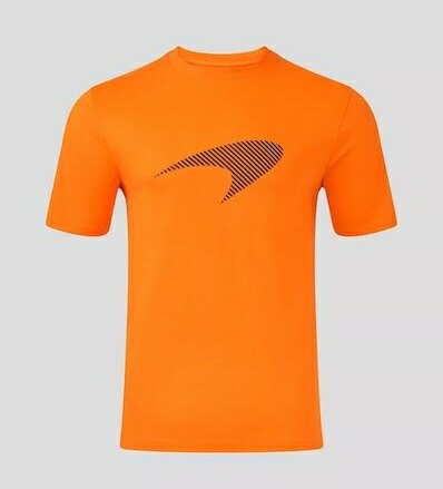 ★貨物輸送無料★Mclaren Speedmark Core Logo T-Shirt マクラーレン ロゴタイプ プルオーバー 半袖 オレンジ色