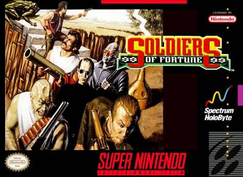 【中古】北米版 スーパーファミコン SNES Soldiers of Fortune ソルジャー オブ フォーチュン|SUN RISE BEACH