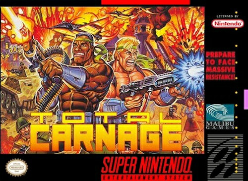 【中古】北米版 スーパーファミコン SNES Total Carnage トータル カーネージ｜SUN RISE BEACH