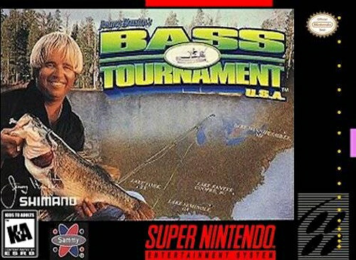 【中古】北米版 スーパーファミコン SNES Jimmy Houston's Bass Tournament USA バス フィッシング｜SUN RISE BEACH