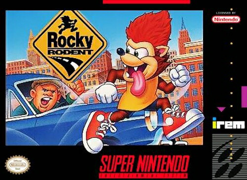 【中古】北米版 スーパーファミコン SNES Rocky Rodent ニトロパンクス マイトヘッズ|SUN RISE BEACH