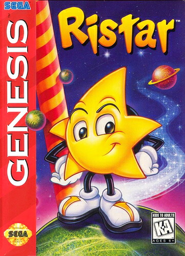 【中古】北米版 海外版 メガドライブ SEGA Ristar リスター セガ ジェネシス GENESIS｜SUN RISE BEACH