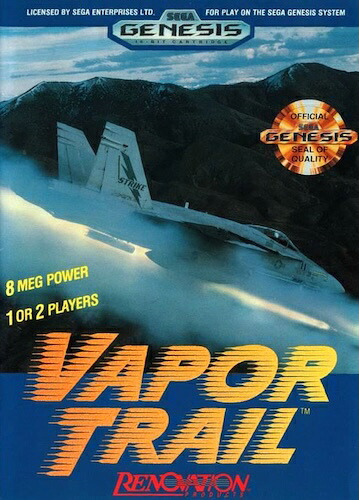 【中古】北米版 海外版 メガドライブ SEGA Vapor Trail 空牙 セガ ジェネシス GENESIS|SUN RISE BEACH