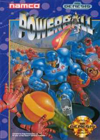 【中古】北米版 海外版 メガドライブ SEGA PowerBall レッスルボール セガ ジェネシス GENESIS|SUN RISE BEACH
