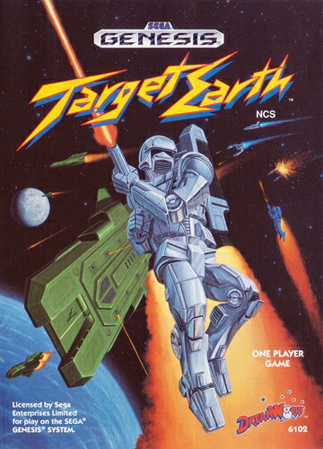 【中古】北米版 海外版 メガドライブ Target Earth 重装機兵レイノス ターゲットアース セガ ジェネシス GENESIS|SUN RISE BEACH