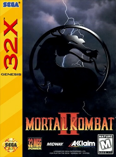 【中古】北米版 海外版 メガドライブ SEGA 32X Mortal Kombat II モータルコンバット2 スーパー32X セガ ジェネシス GENESIS｜SUN RISE BEACH