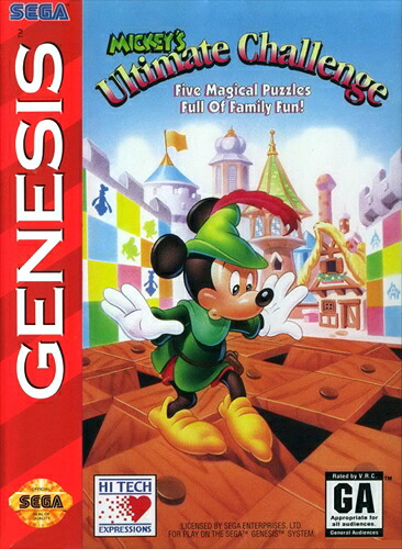 【中古】北米版 海外版 メガドライブ SEGA Mickey's Ultimate Challenge ミッキーズ アルティメット チャレンジ セガ ジェネシス GENESIS|SUN RISE BEACH