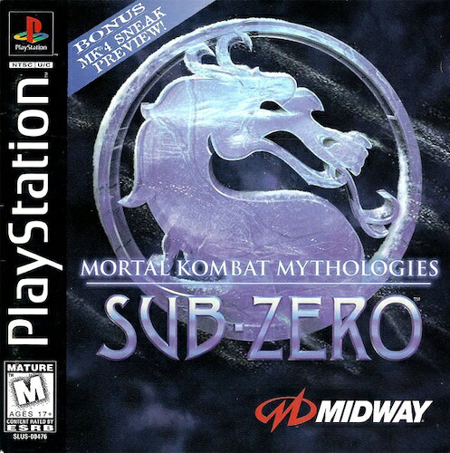 【中古】北米版 海外版 PS1 Playstation 1 プレイステーション Mortal Kombat Mythologies モータル コンバット ミソロジーズ サブ ゼロ｜SUN RISE BEACH
