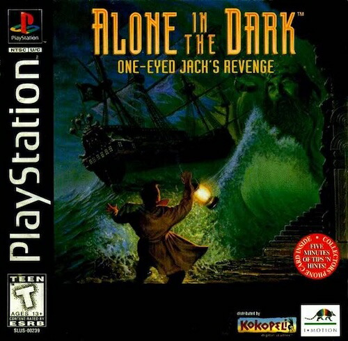 【中古】北米版 海外版 PS1 Playstation 1 プレイステーション Alone In The Dark One Eyed Jacks Revenge アローンイン ザ ダーク2｜SUN RISE BEACH