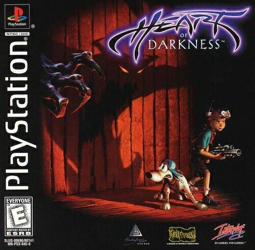 【中古】北米版 海外版 PS1 Playstation 1 プレイステーション Heart of Darkness ハート・オブ・ダークネス｜SUN RISE BEACH