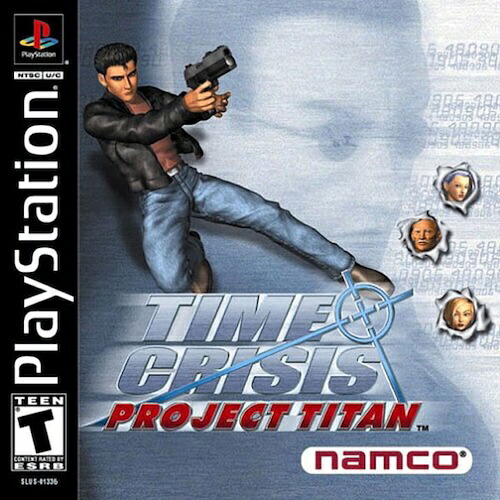 【中古】北米版 海外版 PS1 Playstation 1 プレイステーション Time Crisis Project Titan タイムクライシス プロジェクトタイタン｜SUN RISE BEACH