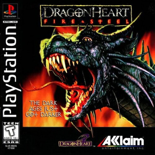 【中古】北米版 海外版 PS1 Playstation 1 プレイステーション Dragonheart Fire And Steel ドラゴンハート ファイヤー&スティール|SUN RISE BEACH