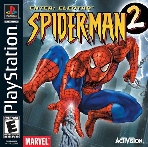 【中古】北米版 海外版 PS1 Playstation 1 プレイステーション Spiderman 2 Enter Electro スパイダーマン2 エンターエレクトロ｜SUN RISE BEACH