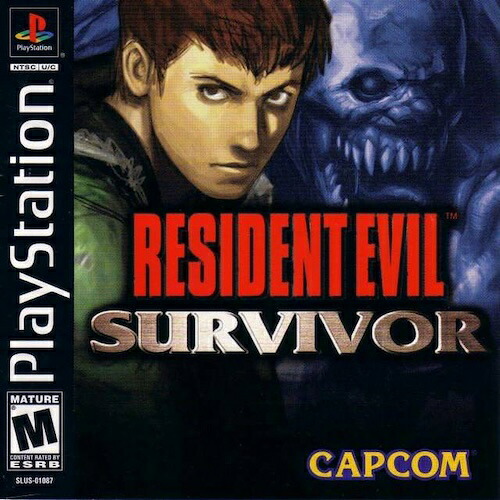 【中古】北米版 海外版 PS1 Playstation 1 プレイステーション Resident Evil Survivor バイオハザード ガンサバイバー｜SUN RISE BEACH