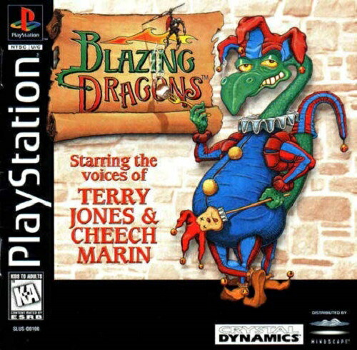 【中古】北米版 海外版 PS1 Playstation 1 プレイステーション Blazing Dragons ブレイジング ドラゴンズ|SUN RISE BEACH
