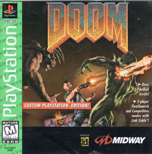 【中古】北米版 海外版 PS1 Playstation 1 プレイステーション Doom ドゥーム|SUN RISE BEACH