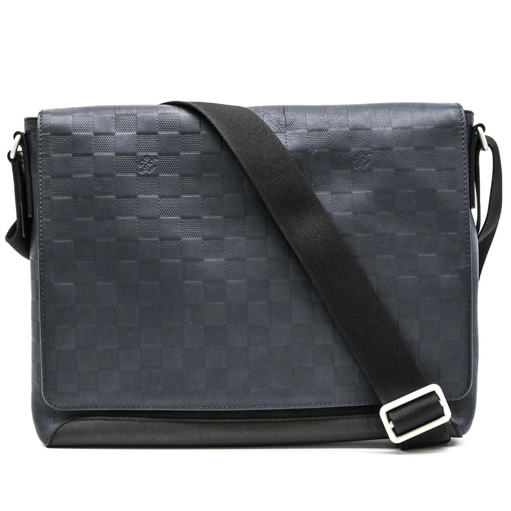 【お値引き】【美品】LOUIS VUITTON ルイ ヴィトン ダミエ・アンフィニ ディストリクトMM ショルダーバッグ メッセンジャーバッグ アストラル ネイビー N41039｜ブランド買取販売SRC