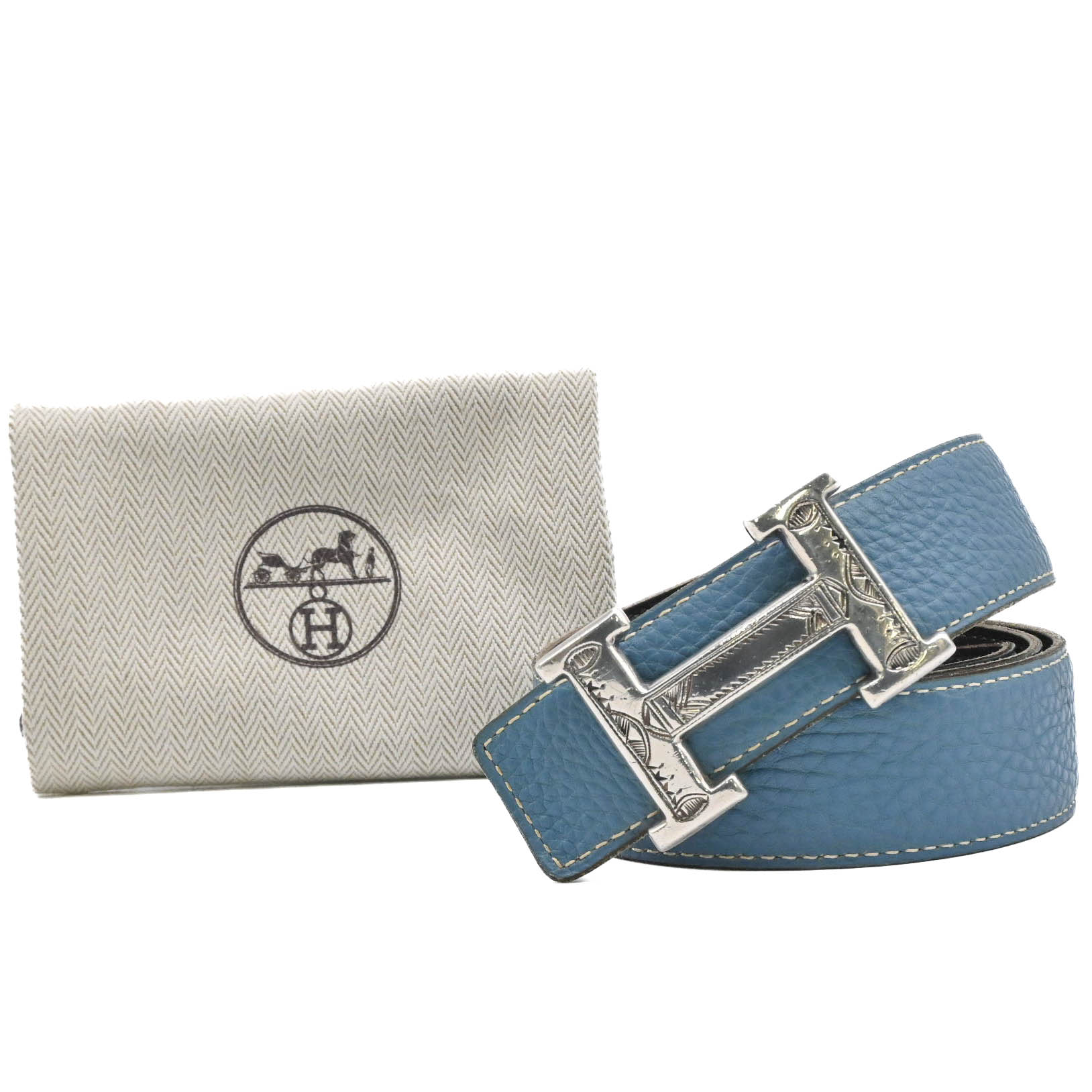 HERMES エルメスコンスタンスリバーシブルベルト85 シルバーカラーバックル HERMES エルメス コンスタンス リバーシブル ベルト シルバー