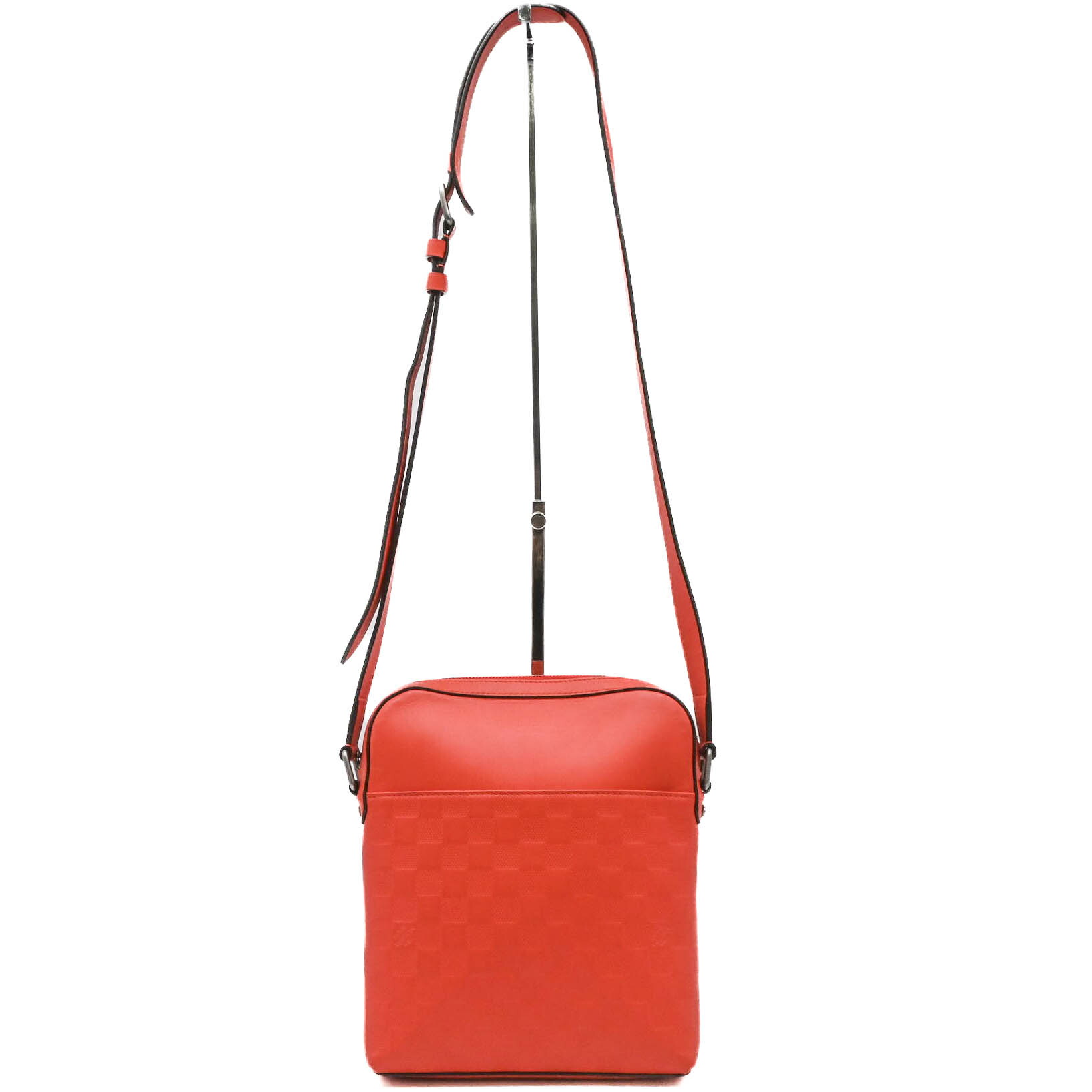 【お値引き】【美品】LOUIS VUITTON ルイヴィトン ポシェットディストリクト ショルダーバッグ ダミエアンフィニ マグマ レディース メンズ N23356